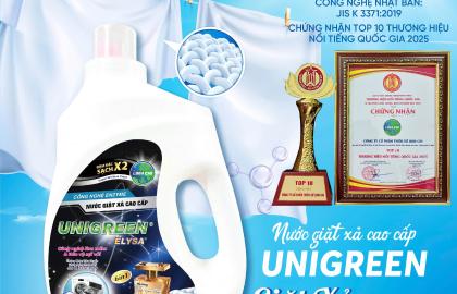 Sản phẩm nước giặt xả cao cấp UNIGREEN